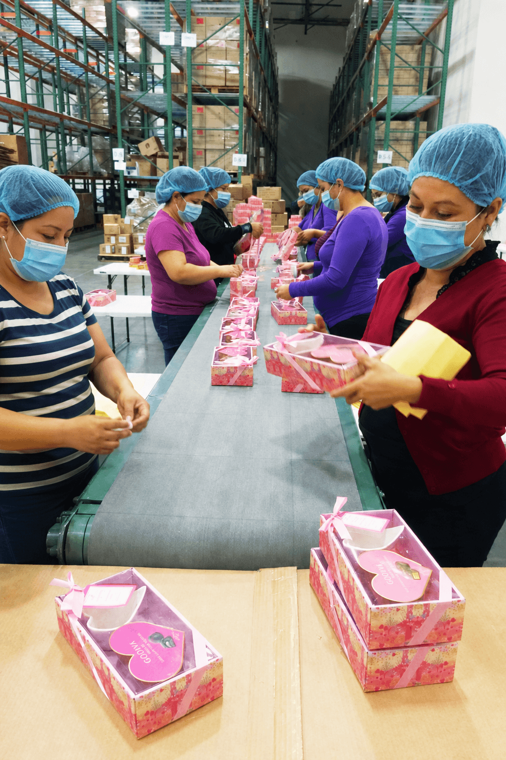 A1 quality control team inspecting finished gift product